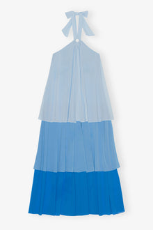 Chiffon Layer Maxi Dress | Ethereal Blue