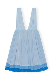 Chiffon Mini Dress | Ethereal Blue