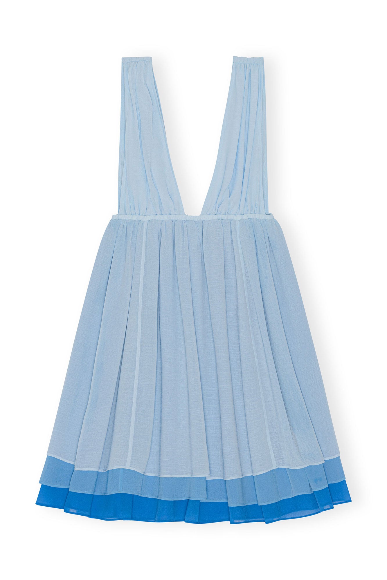 Chiffon Mini Dress | Ethereal Blue