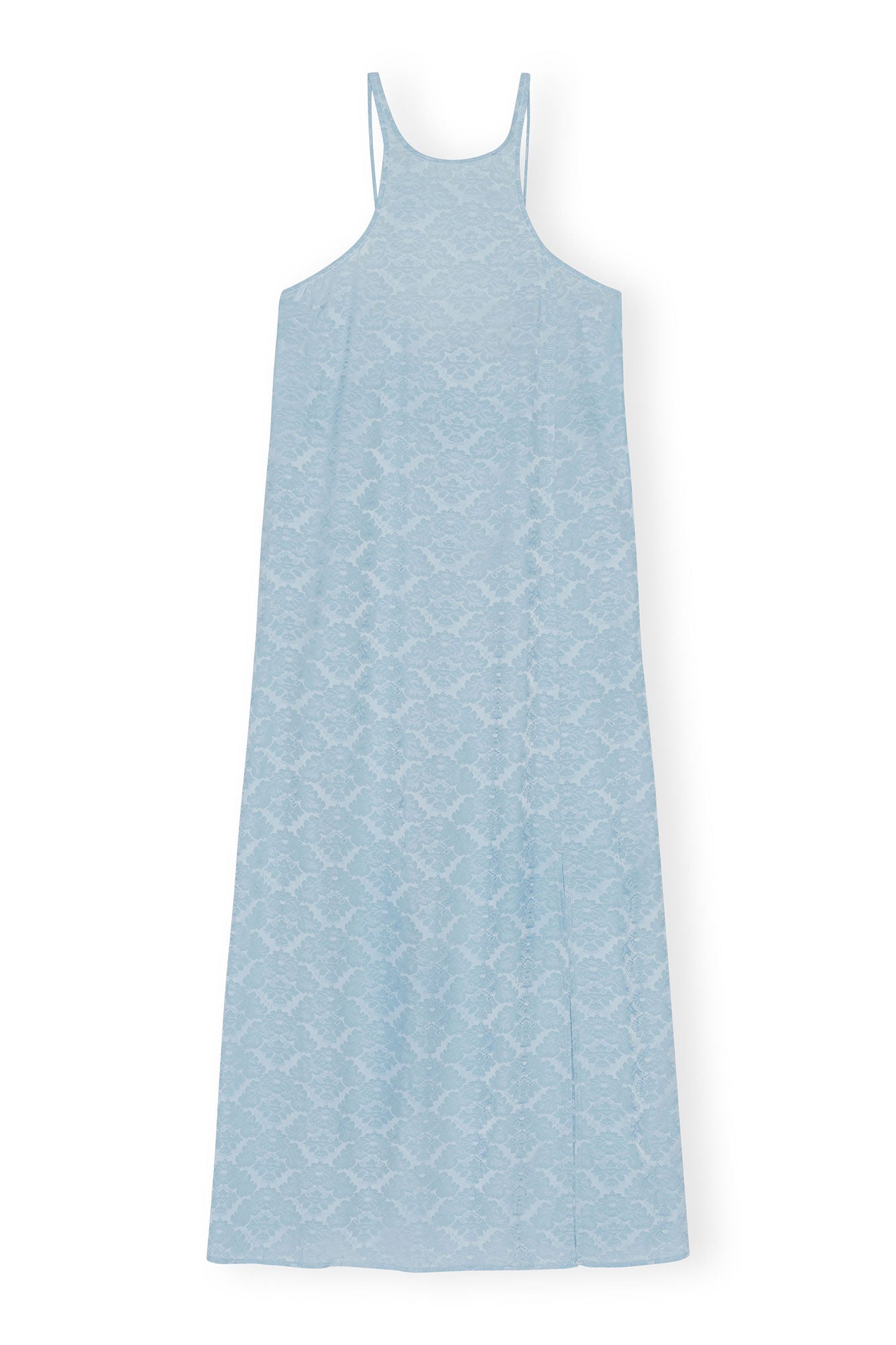 Viscose Jacquard Slip Dress | Corydalis Blue