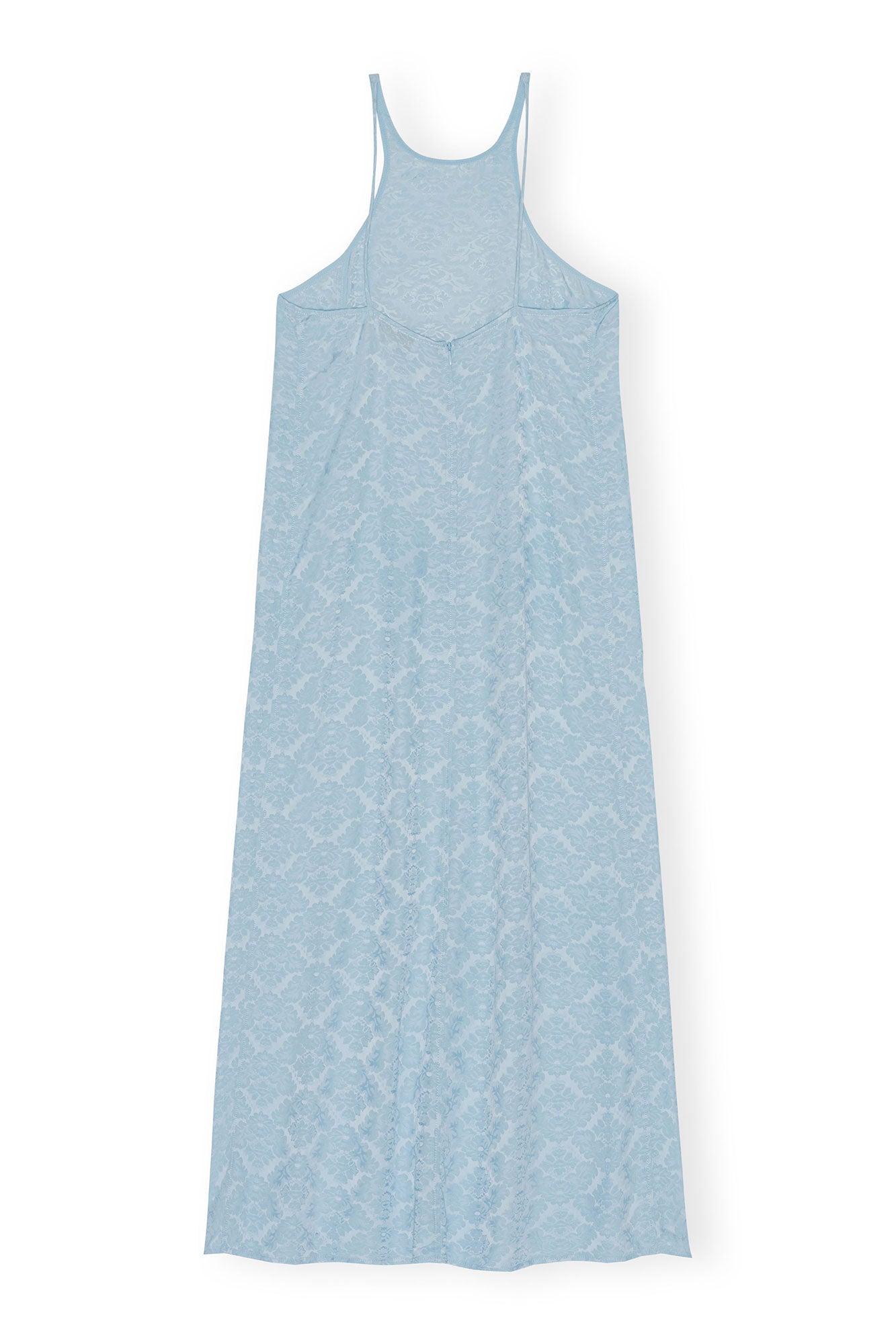 Viscose Jacquard Slip Dress | Corydalis Blue