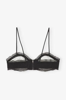 Cotton Suiting Strap Top | Black