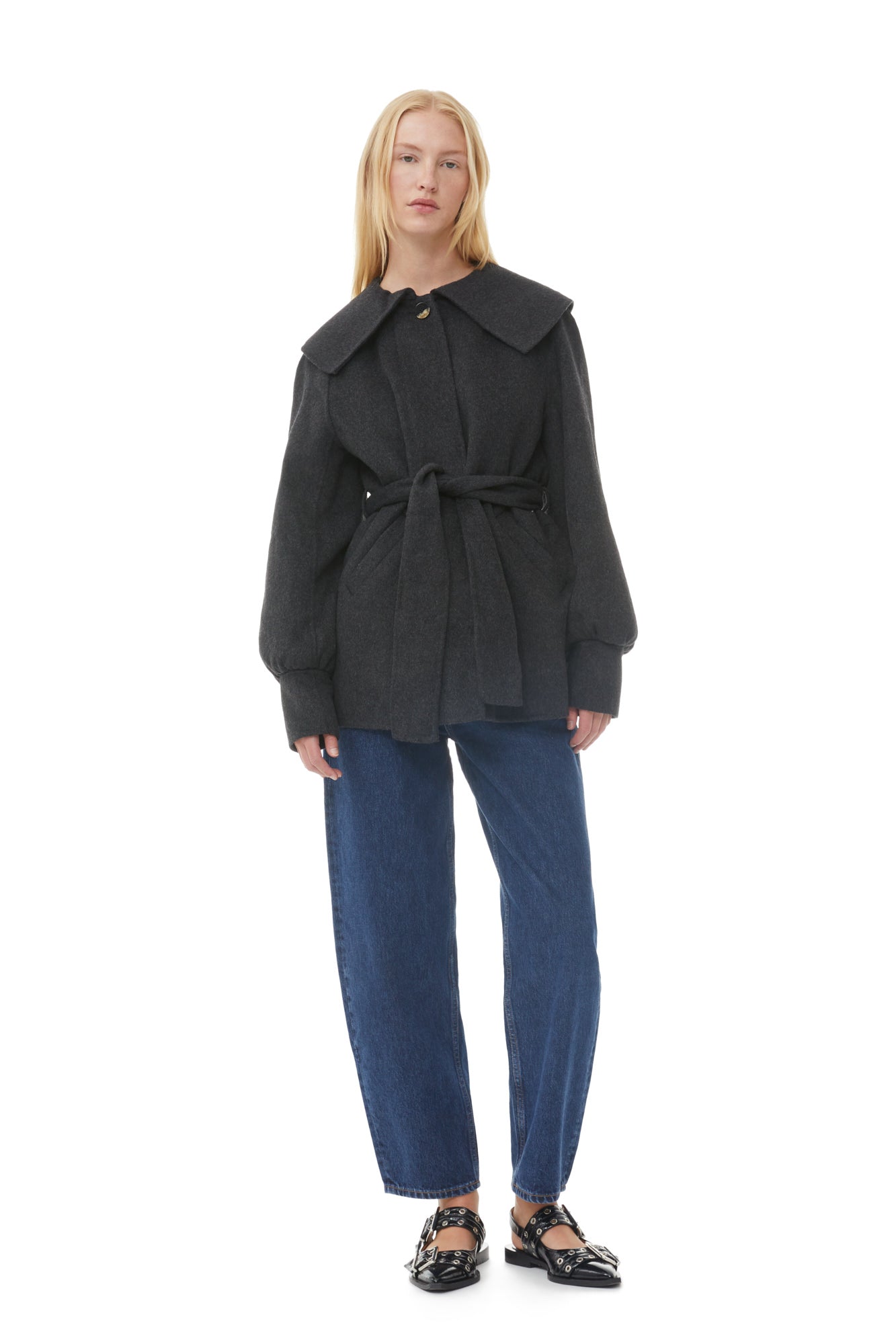 Wool Collar Jacket | Phantom