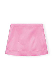 Double Satin Mini Skirt | Wild Orchid