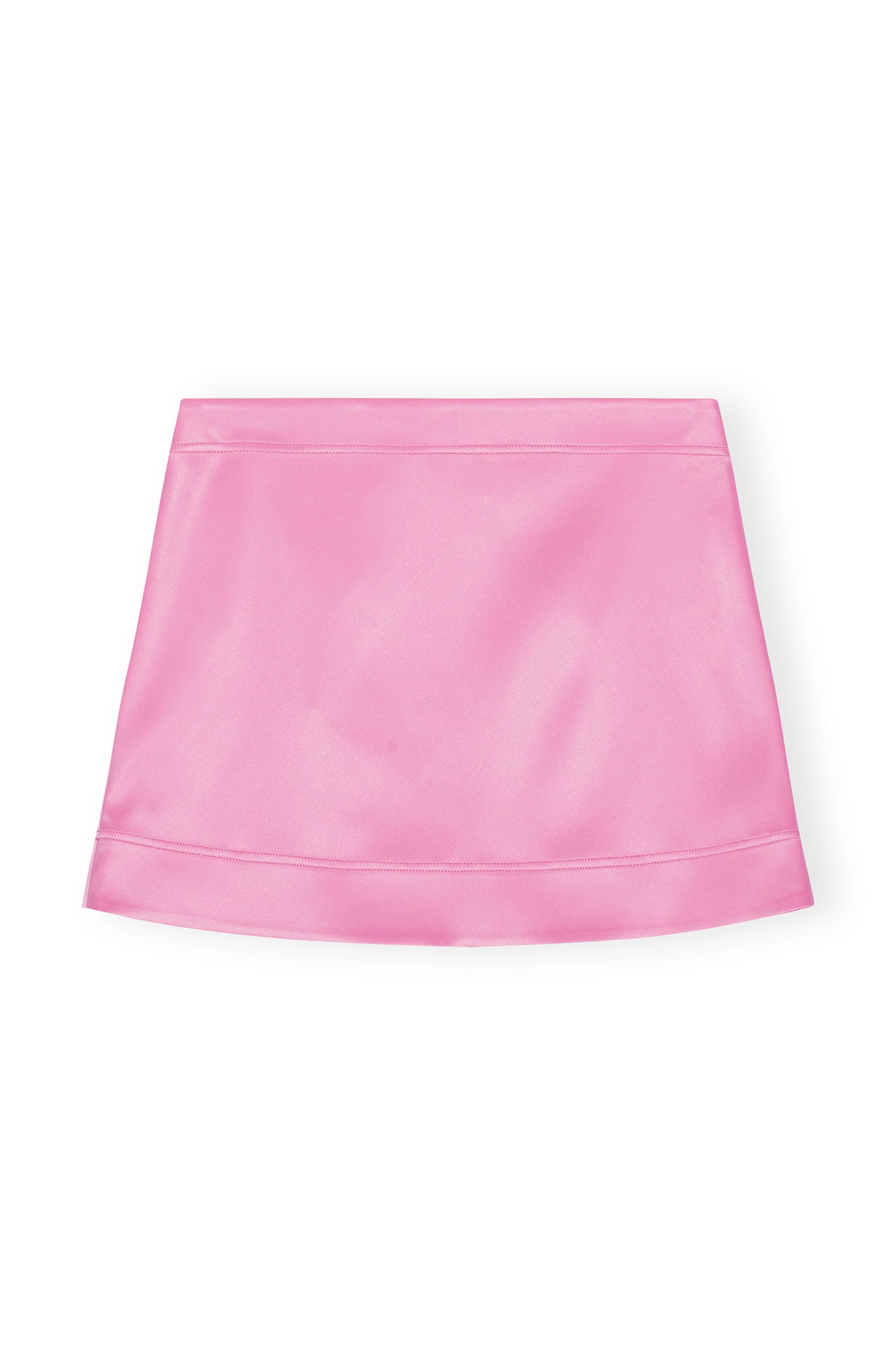 Double Satin Mini Skirt | Wild Orchid