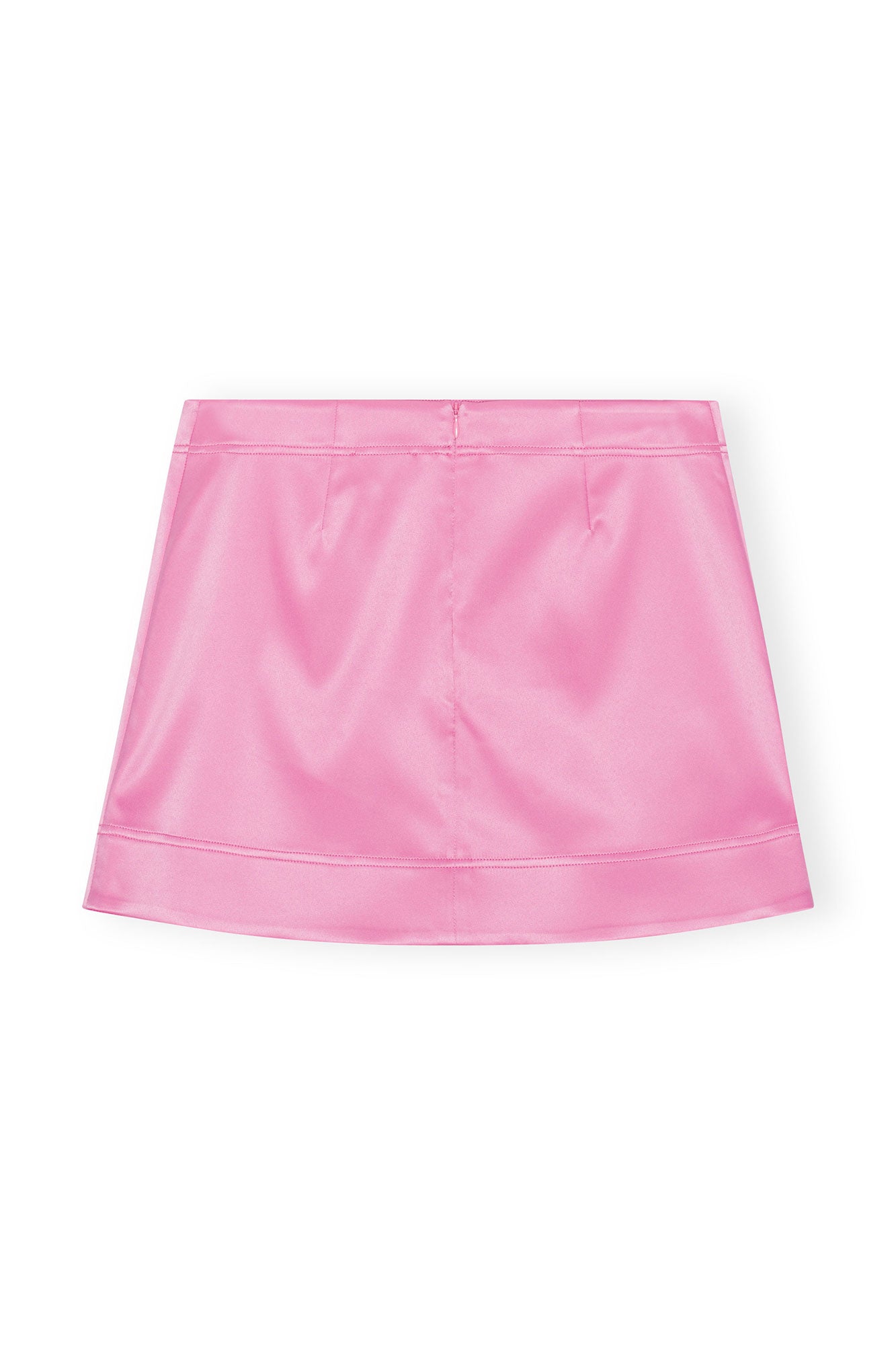 Double Satin Mini Skirt | Wild Orchid