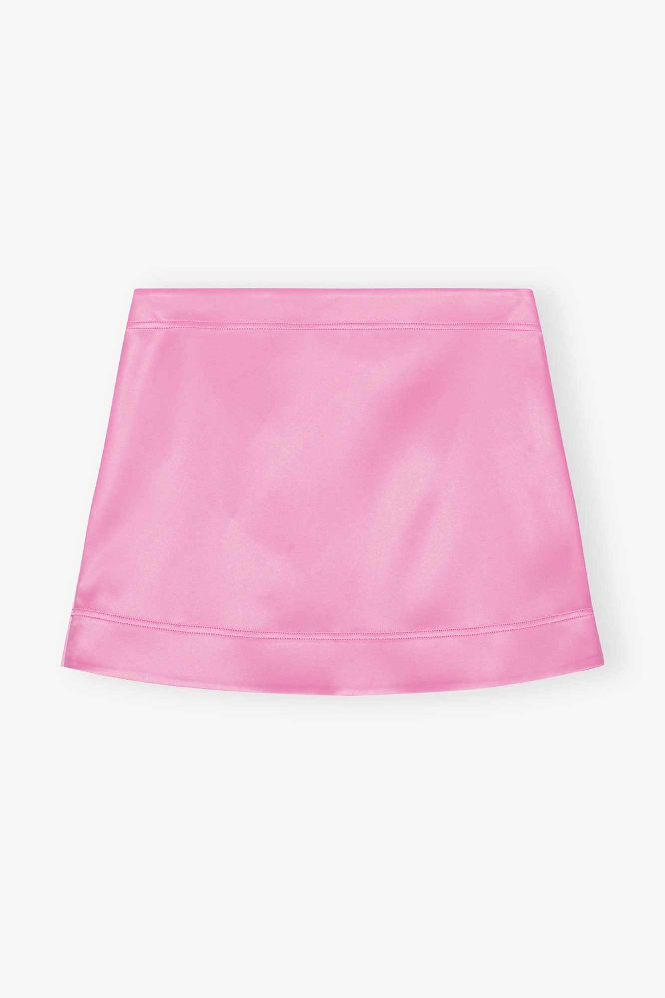 Double Satin Mini Skirt | Wild Orchid