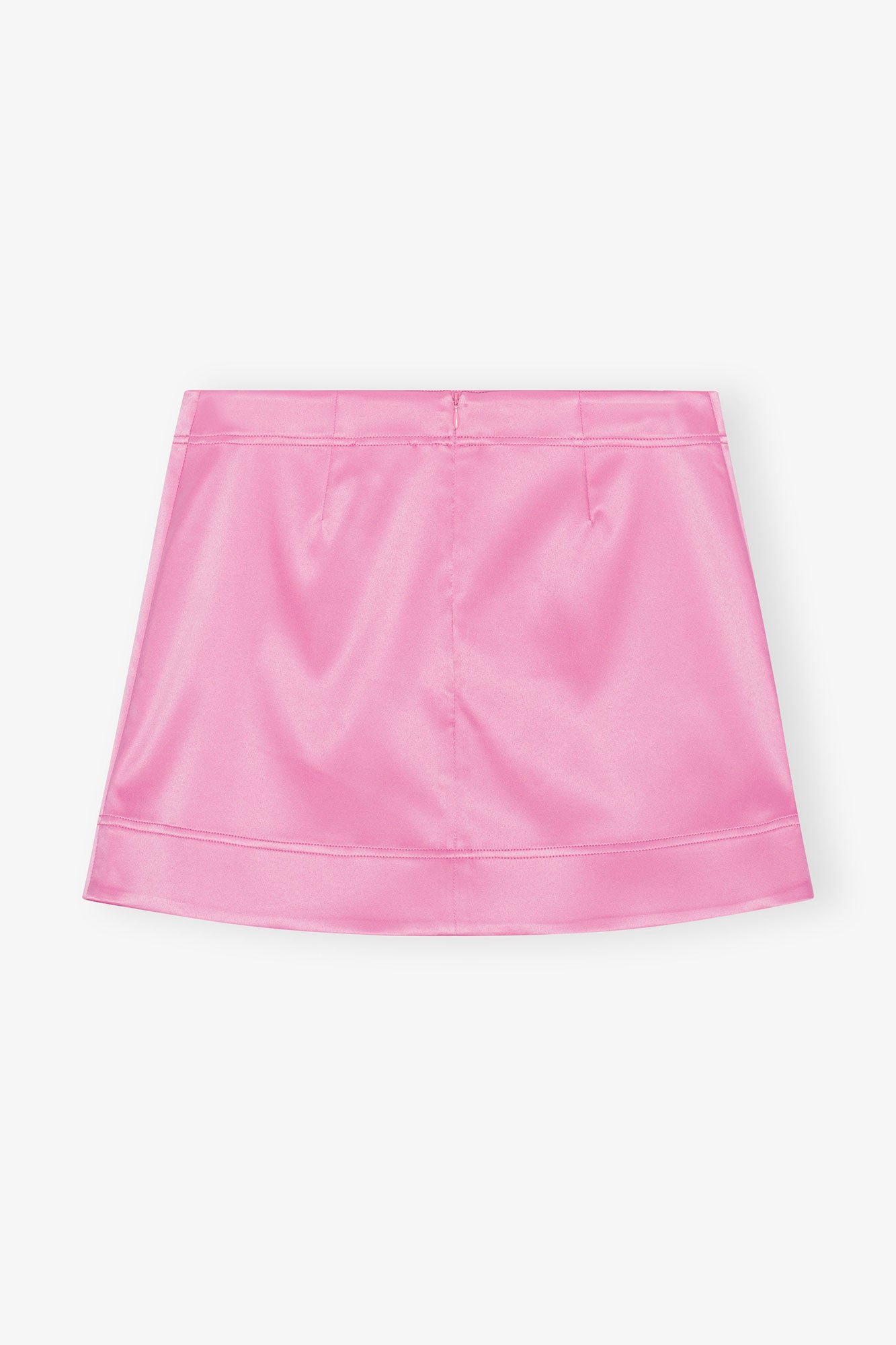 Double Satin Mini Skirt | Wild Orchid