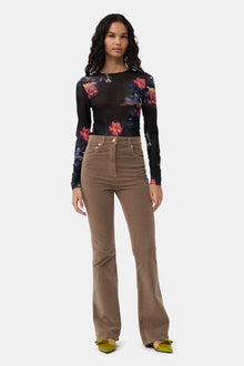 Washed Corduroy Iry Trousers | Fallen Rock