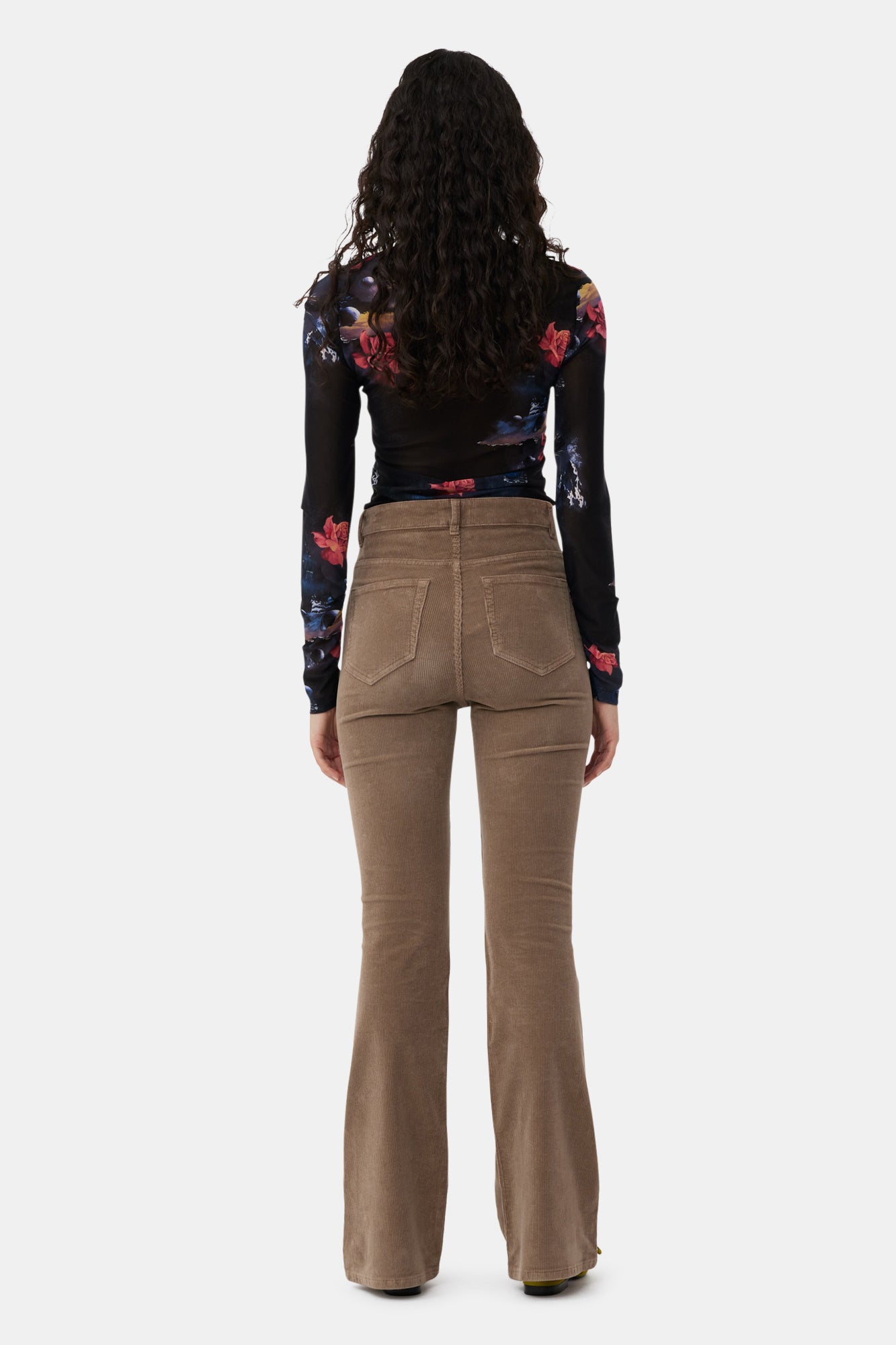 Washed Corduroy Iry Trousers | Fallen Rock