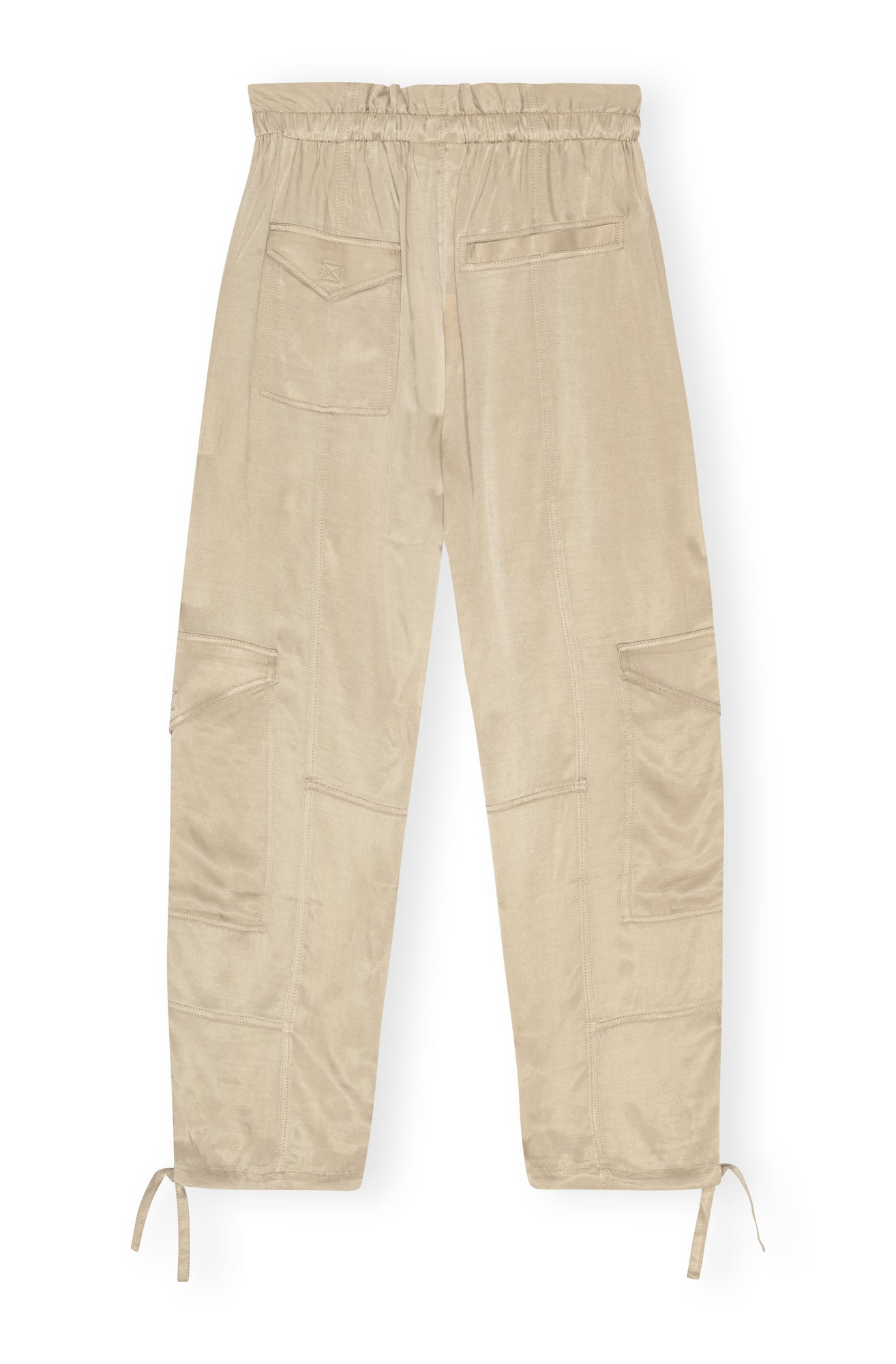 Washed Satin Pants | Safari