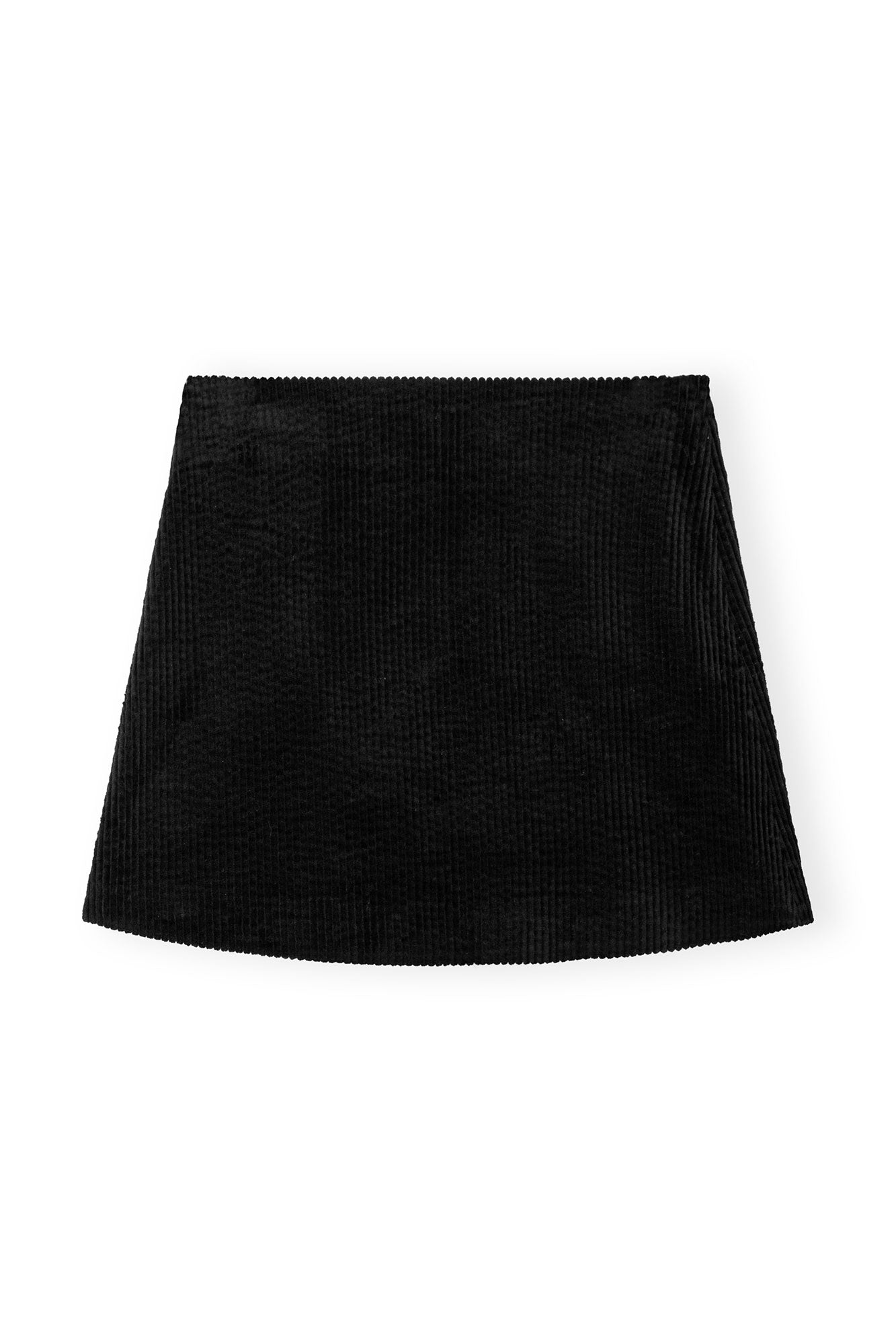 Corduroy Mini Skirt | Black