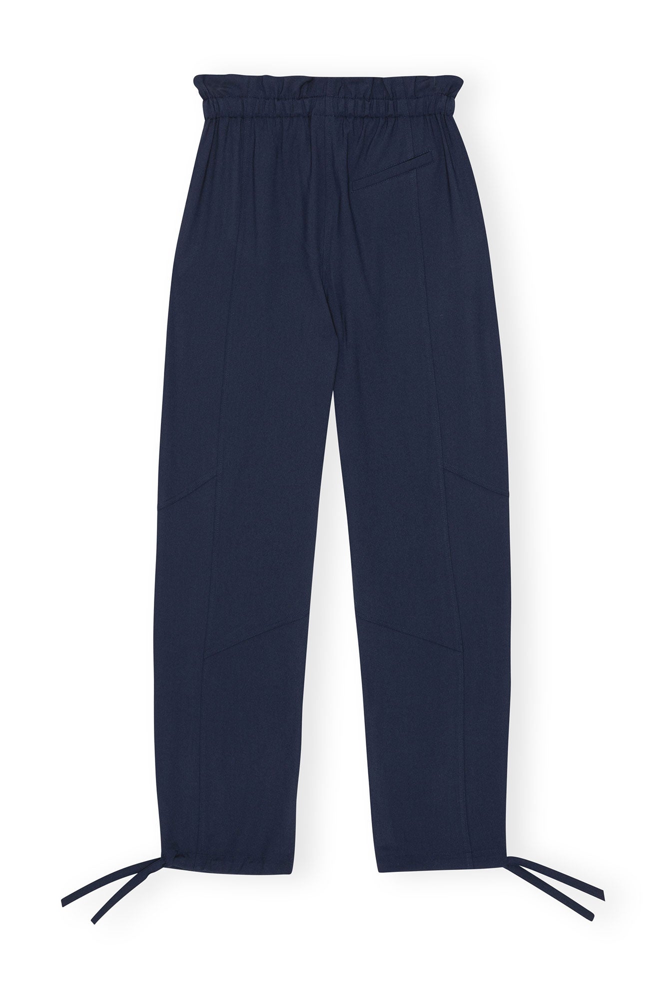 Light Solid Elasticated Waist Pants | Sky Captain