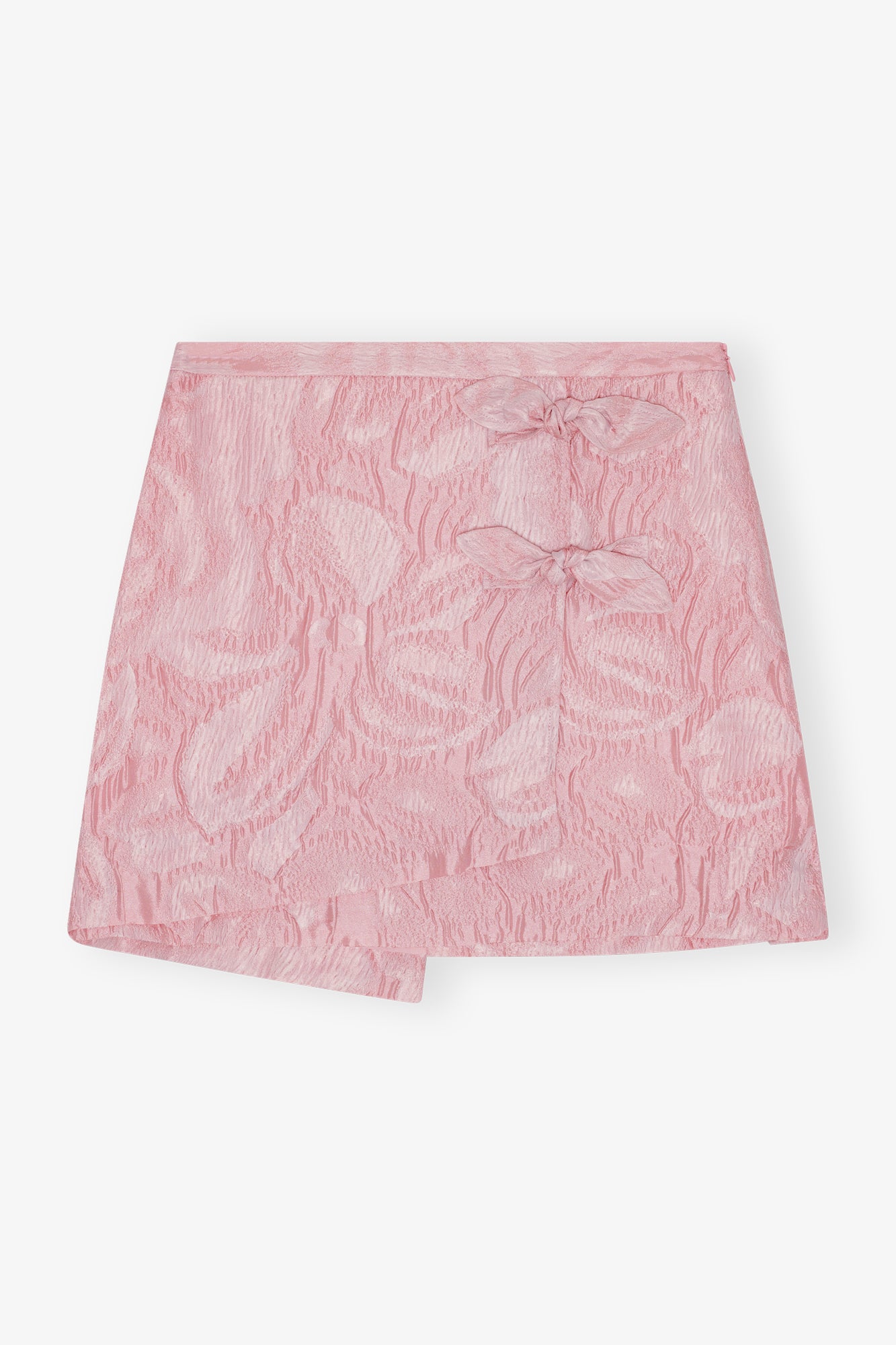 Textured Cloque Mini Skirt | Bleached Mauve