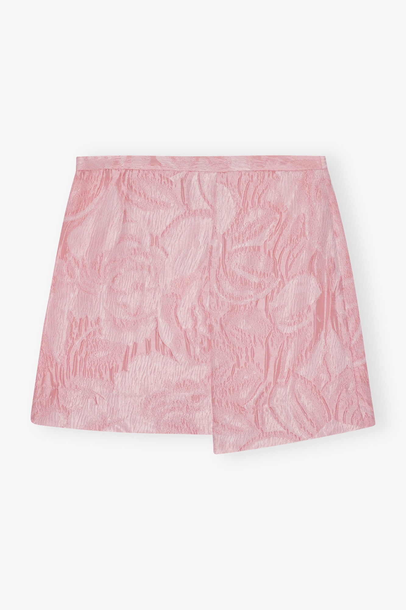 Textured Cloque Mini Skirt | Bleached Mauve