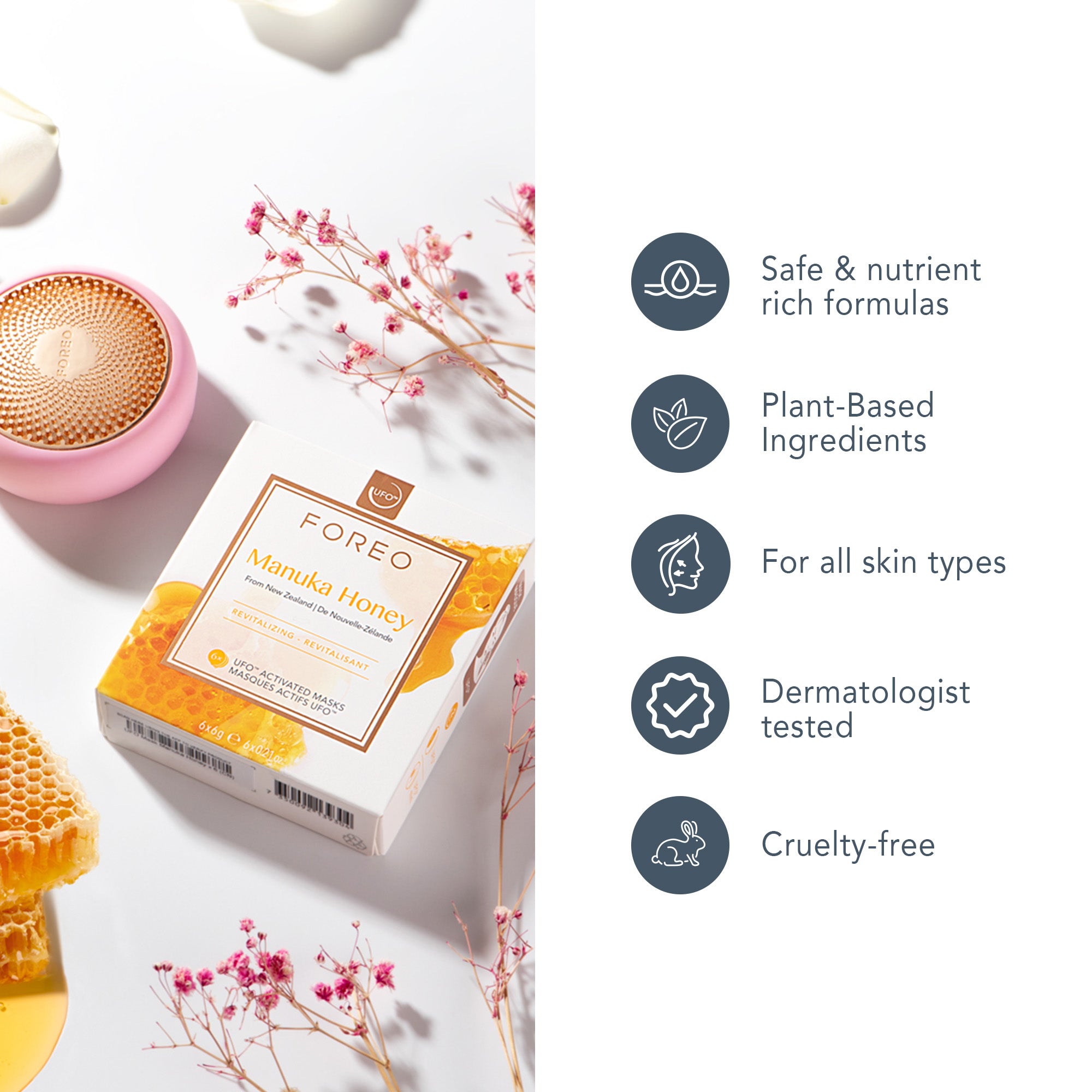 UFO Mask | Manuka Honey x 6