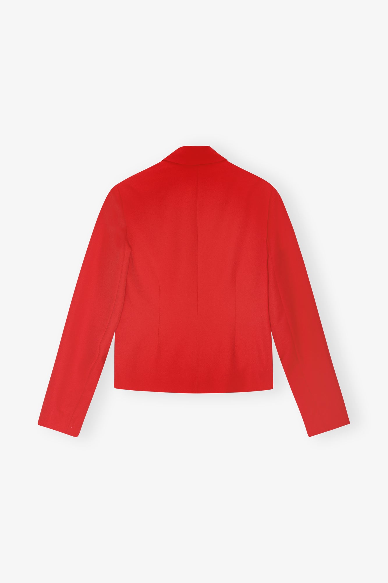 Twill Suiting Fitted Blazer | Barbados Cherry