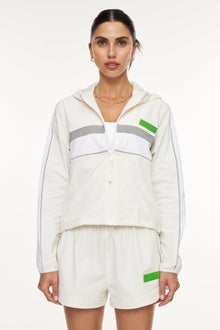 Ganni | Stretch Shell Tracksuit Jacket | Egret