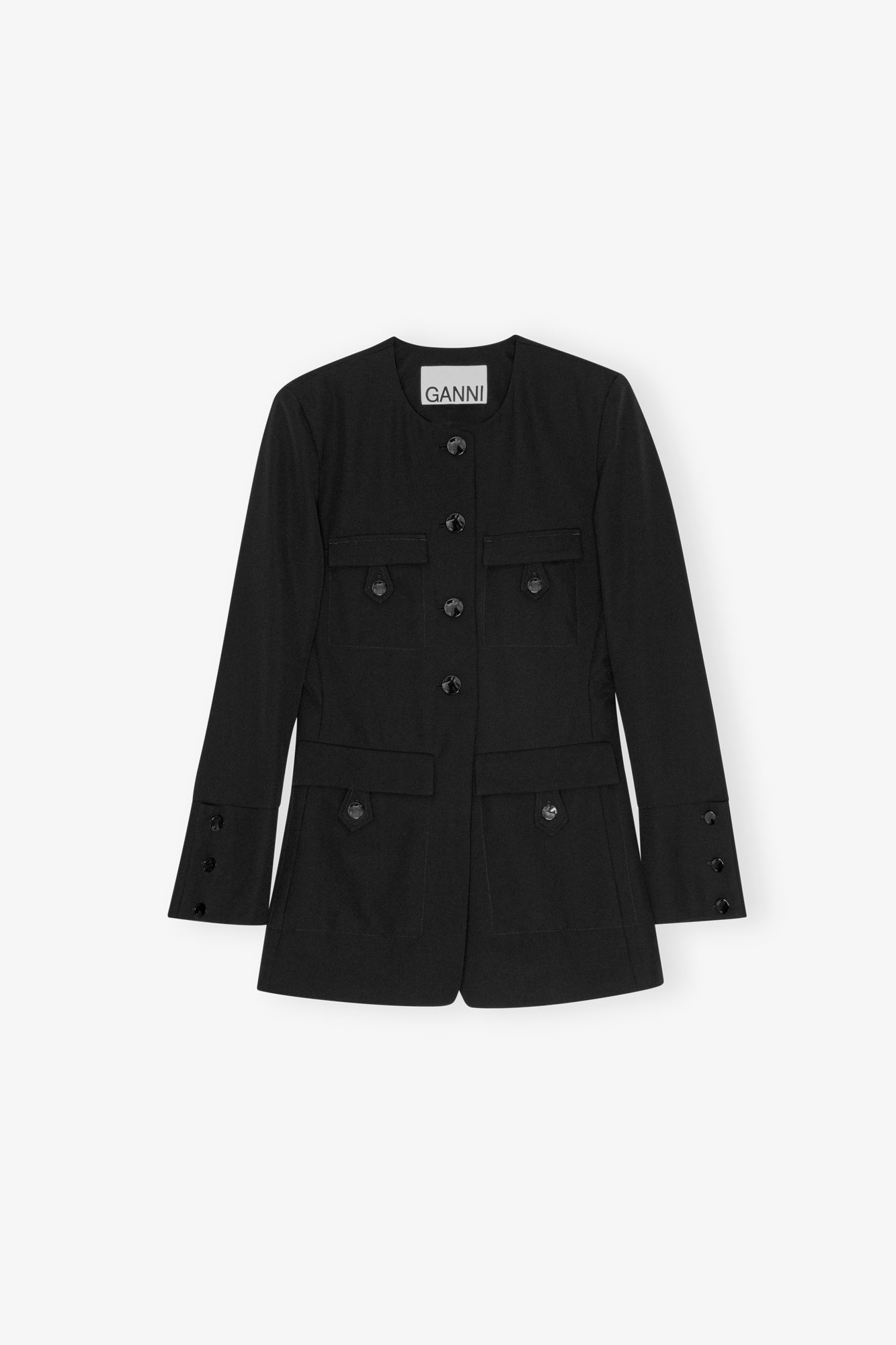 Suiting Fitted Blazer | Black