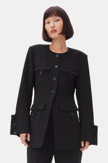 Suiting Fitted Blazer | Black