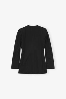 Suiting Fitted Blazer | Black