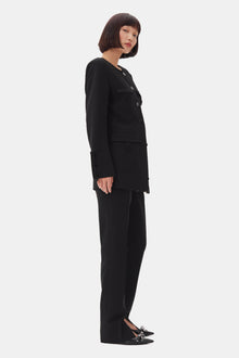 Suiting Fitted Blazer | Black