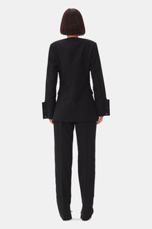 Suiting Fitted Blazer | Black