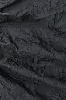 Botanical Jacquard Strap Top | Black