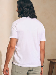 Mens - Surf Stripe Sunwashed Tee | White Surf Stripe