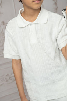 Boys | Alex Short Sleeve Polo Shirt | White