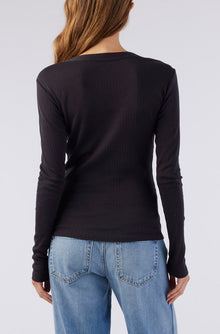 AMO Denim | Sweets Long Sleeve in Vintage Black