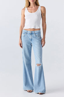 AMO Denim | Faith Flare in Summer Crush