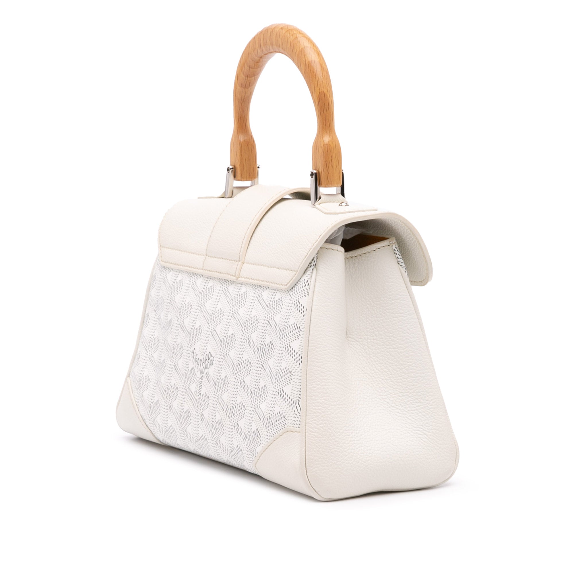 Goyard | Pre-Owned Mini Goyardine Saigon Souple - I | White