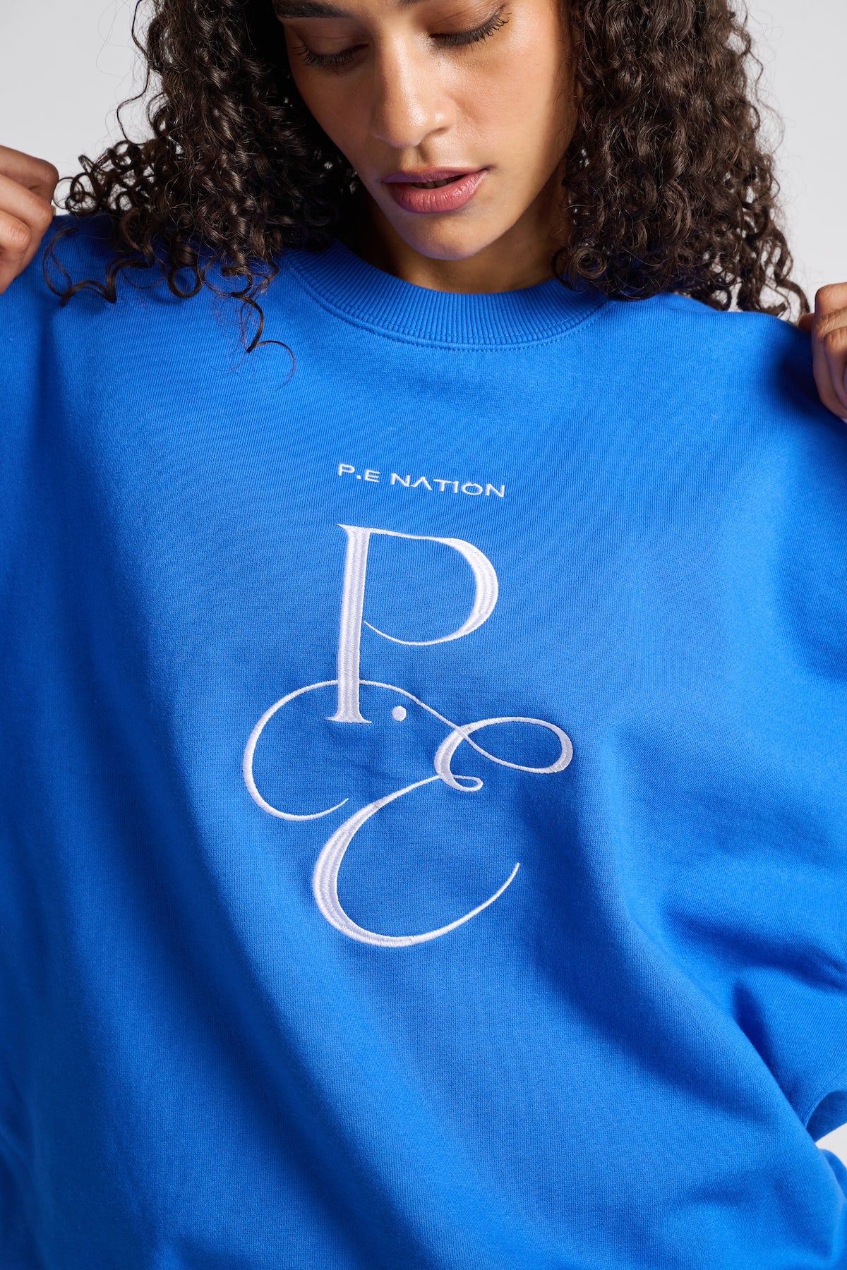 Women | P.E Nation | South Bank Sweatshirt | Blue