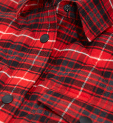 Oversized Checked Shirt | Women | Red x Black