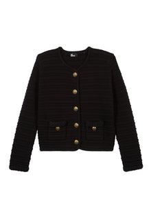 Cable Knit Cardigan | Women | Black