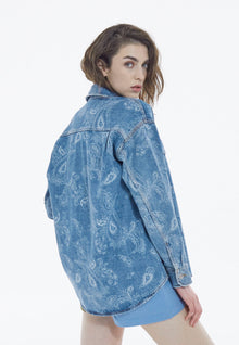 Oversized Shirt | Women | Blue Denim