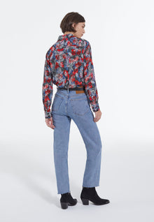 Multicolored Printed Shirt | Women | Red