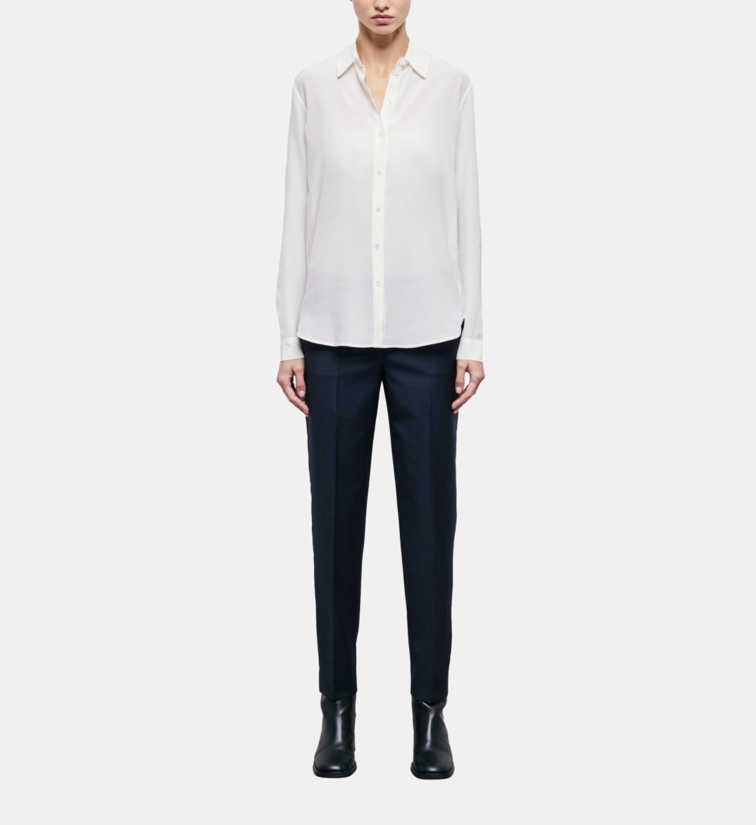 Silk Shirt | Women | White