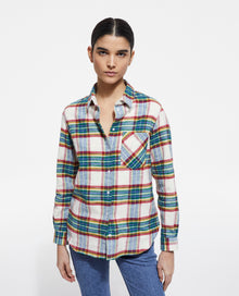 Overshirt With Check Motif | Women | Multicolorlor