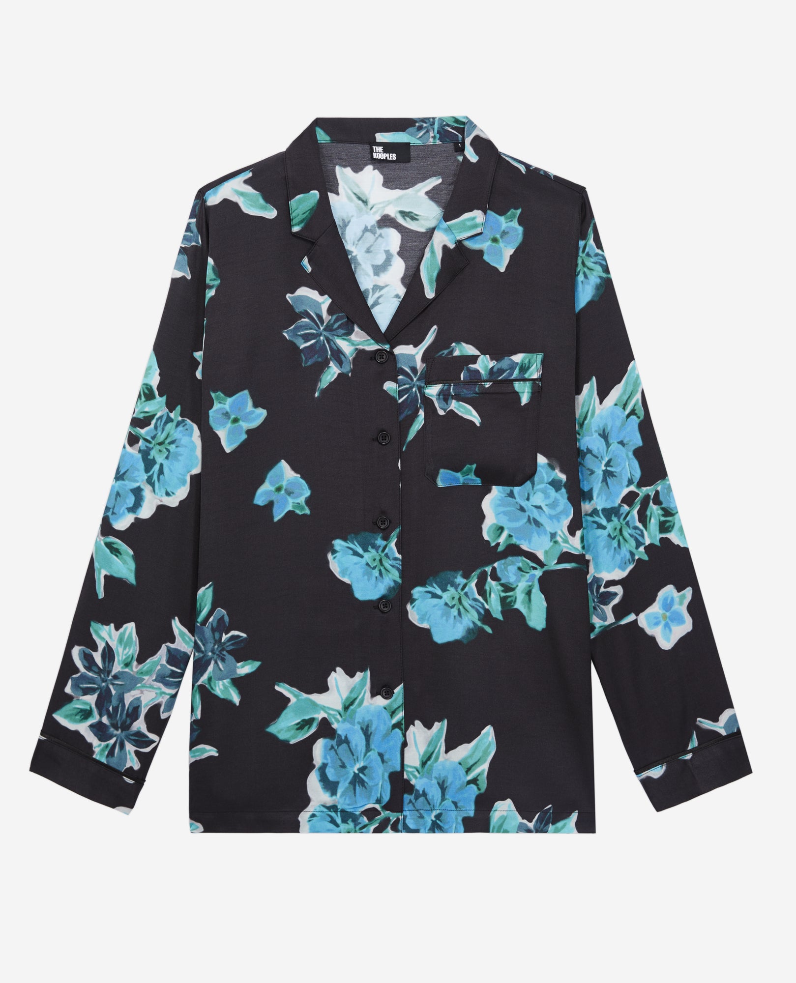 Printed Shirt | Women | Black Blue