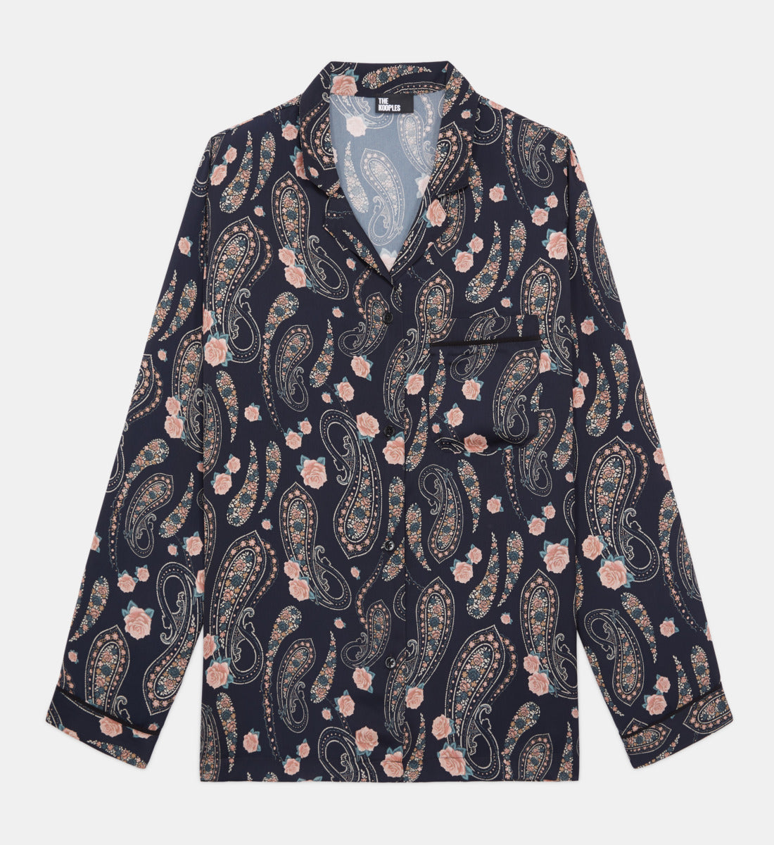 Printed Shirt | Women | Black x Pink