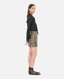 Jacquard Shirt | Women | Black