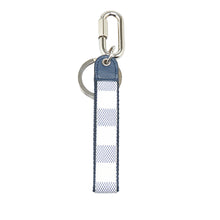 Louis Vuitton | Pre-Owned Damier Azur Coastline Matchpoint Dragonne Key Chain | White