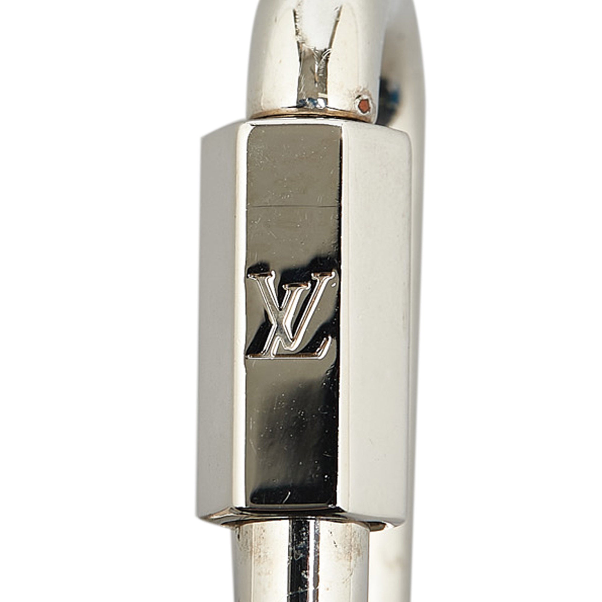 Louis Vuitton | Pre-Owned Damier Azur Coastline Matchpoint Dragonne Key Chain | White