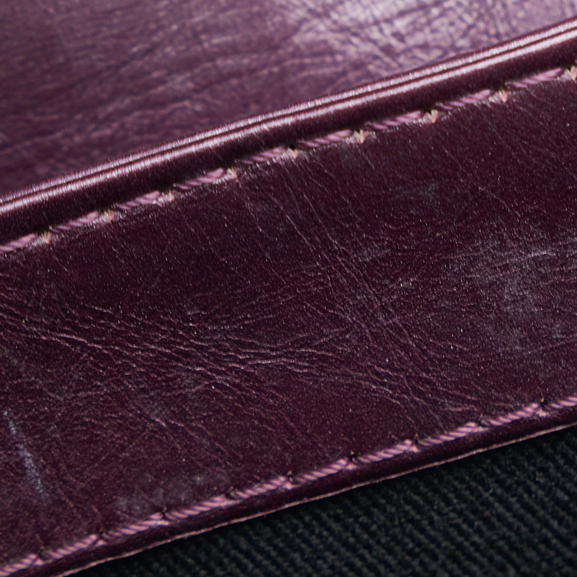 Chanel | Pre-Owned Glazed Matelasse Portobello Flap Bag | Purple