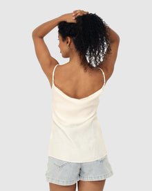 Women | First Class Reversible Tie Top | White