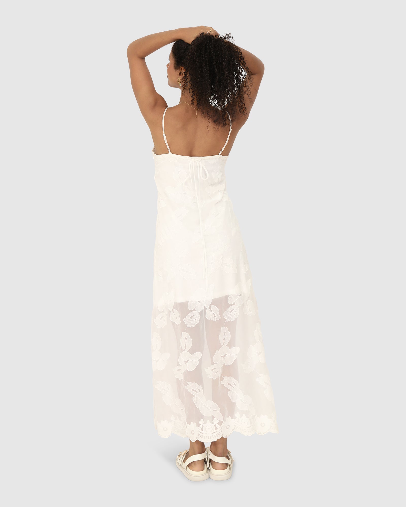Women | Fever Dream Midi Dress | White