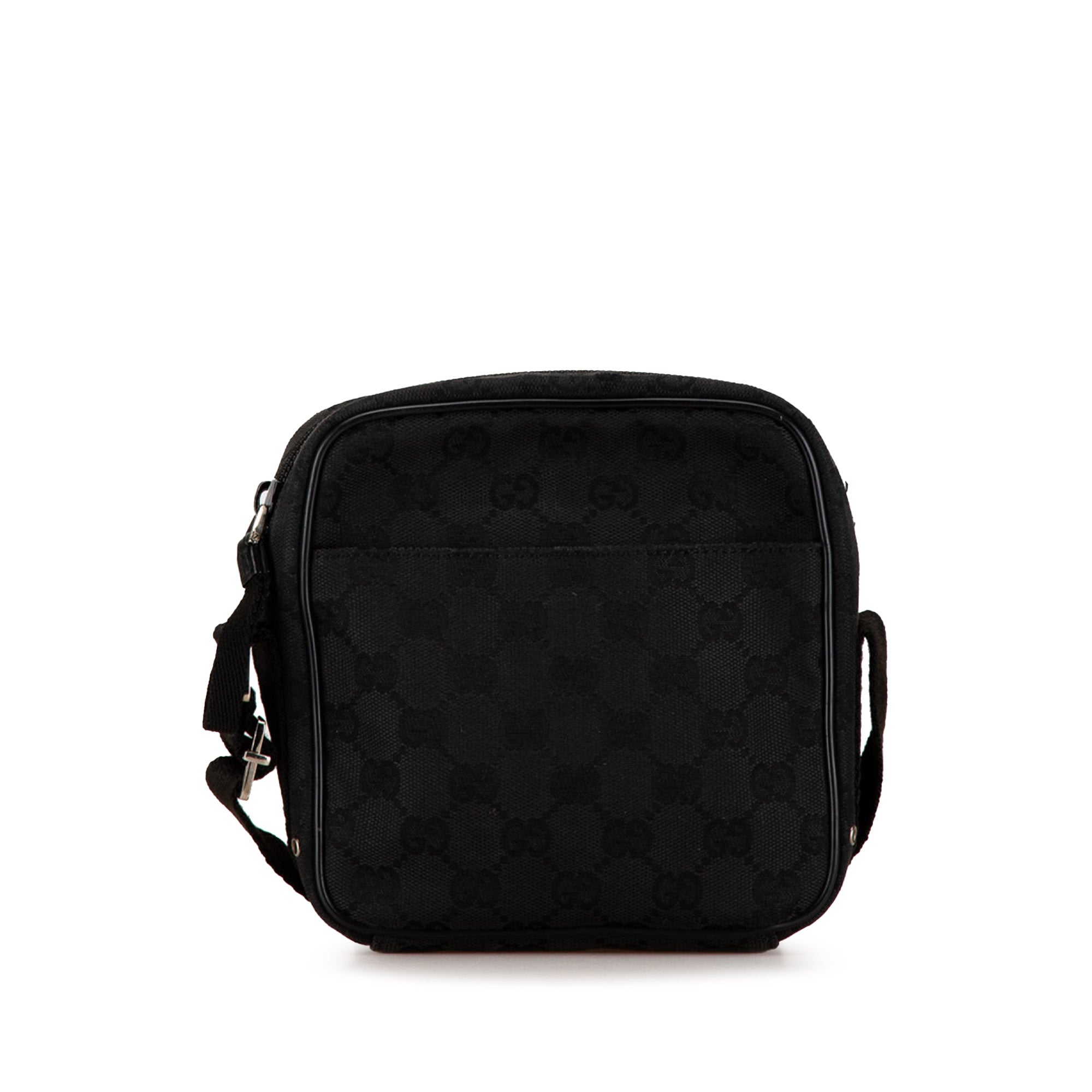 Gucci | Pre-Owned GG Canvas Jackie Crossbody | Black