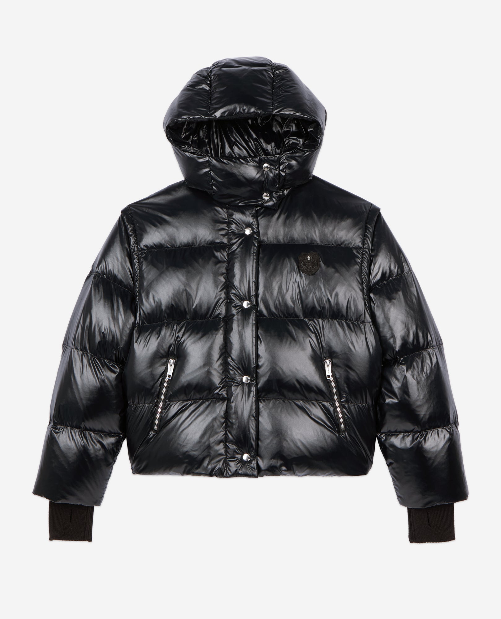 Down Jacket With Detachable Sleeves | Women | Black